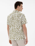 Khaki Comfort Fit Short Sleeve Shirt
