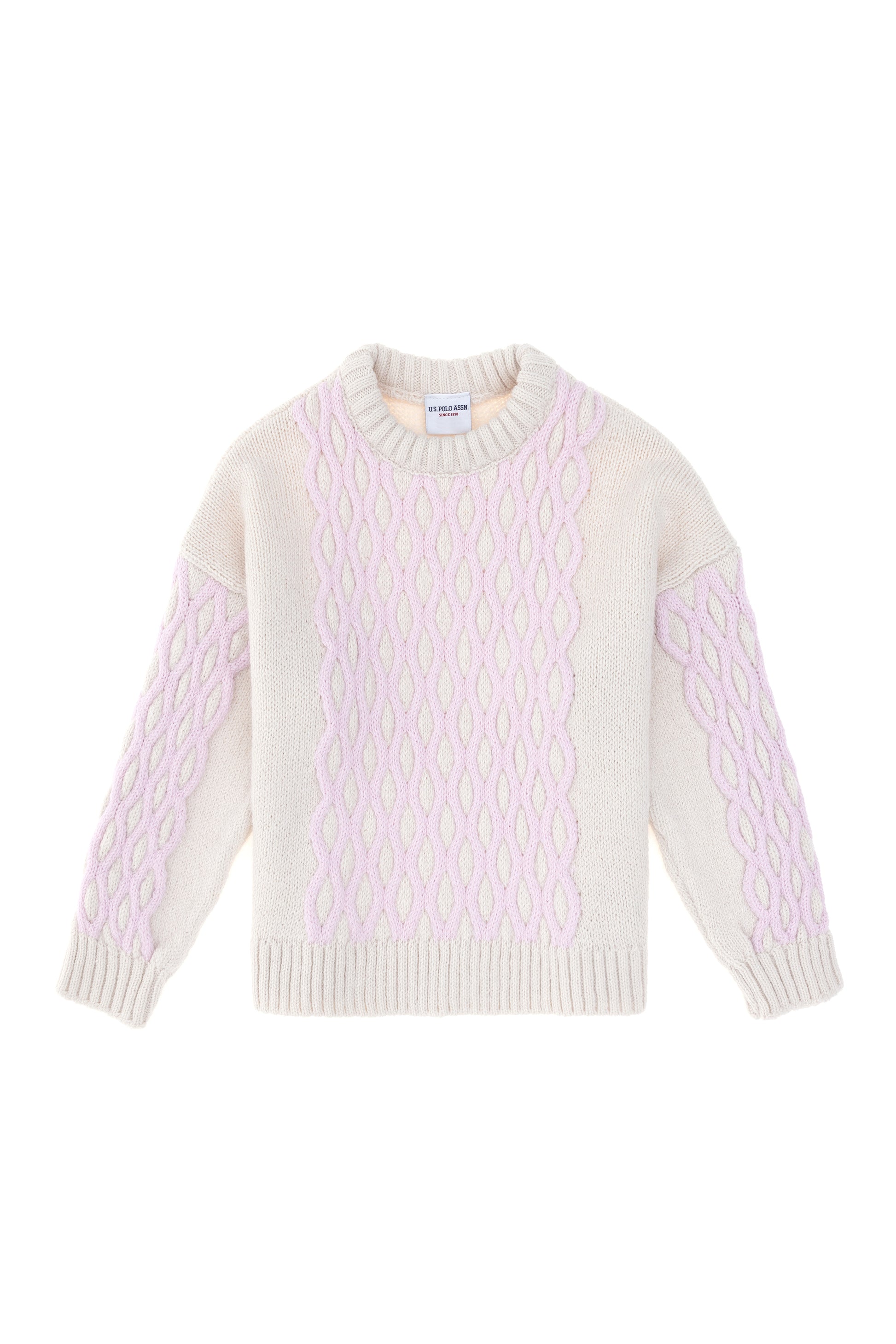 Girl's Cream Sweater