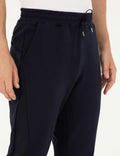 Navy Blue Slim Fit Sweatpants