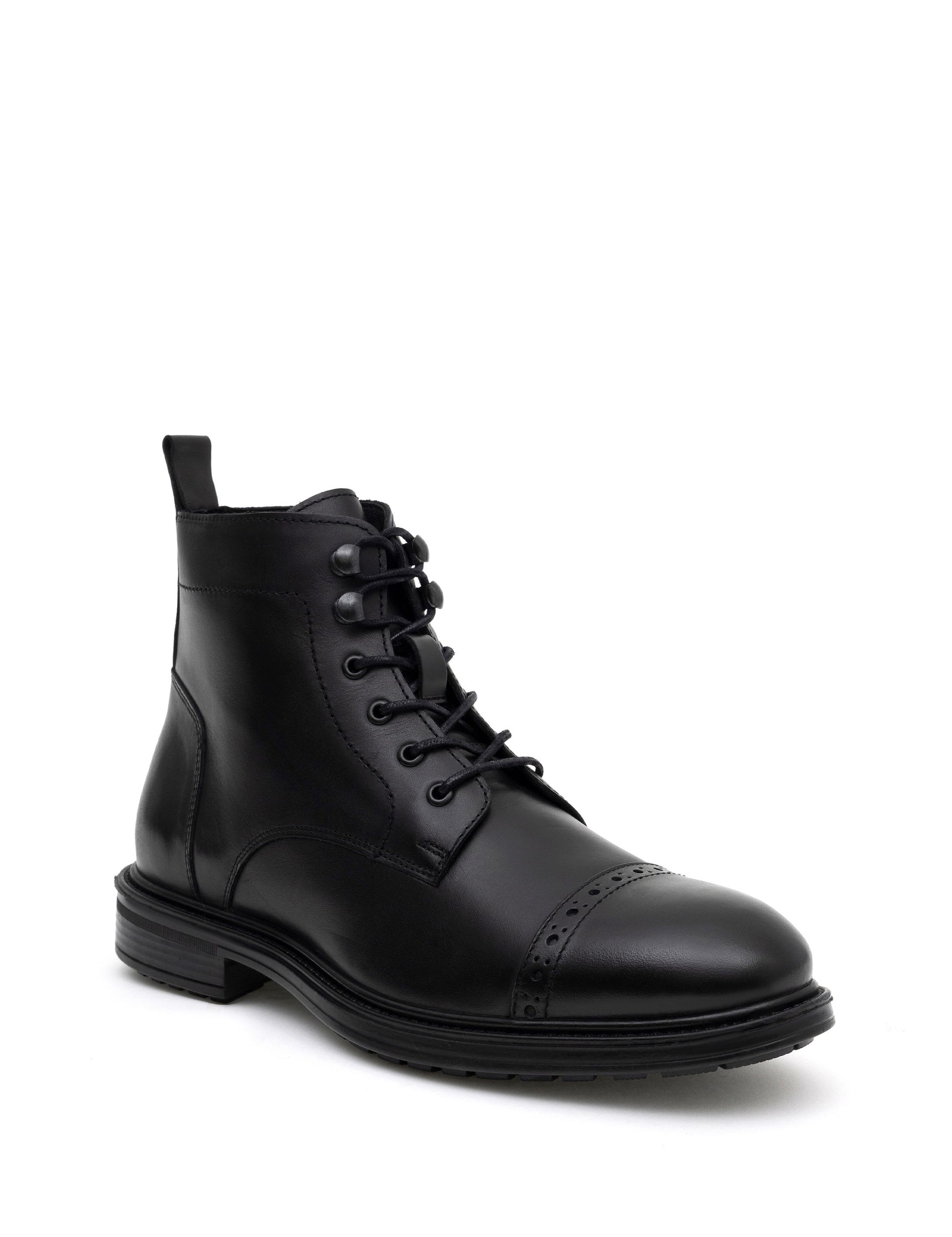 Black 100% Leather Boots