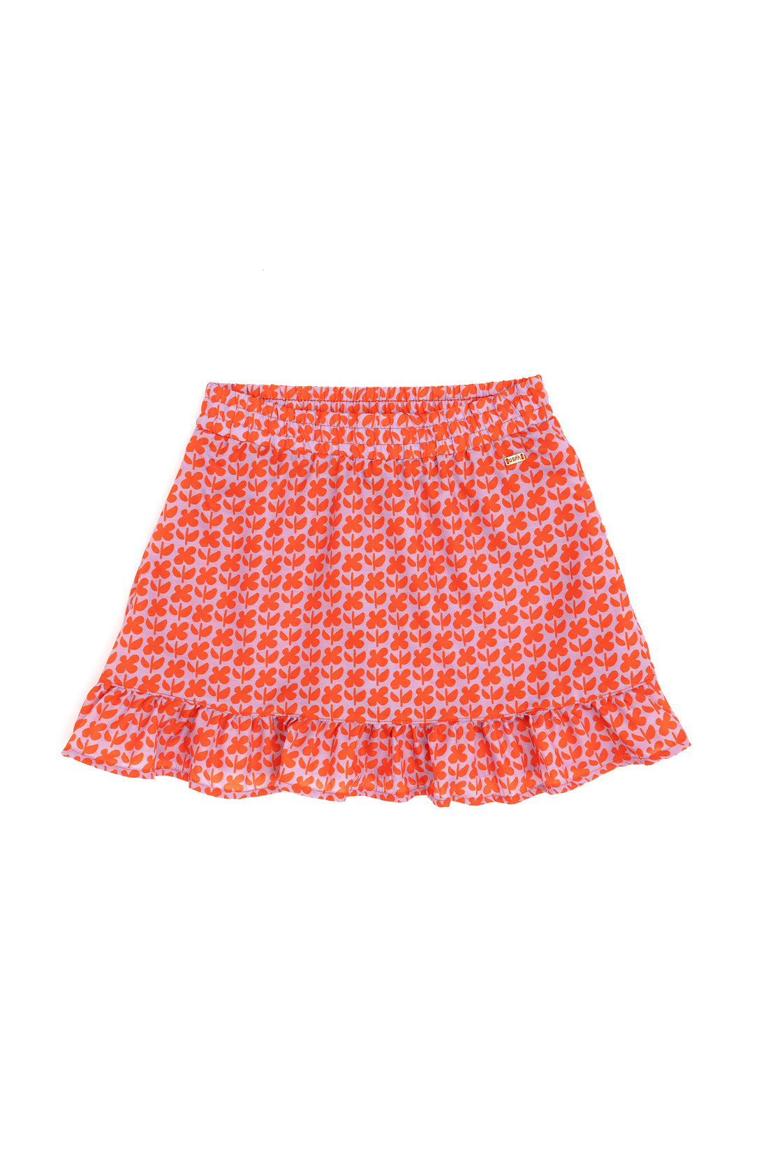 Girls' Pomegranate Flower Woven Skirt