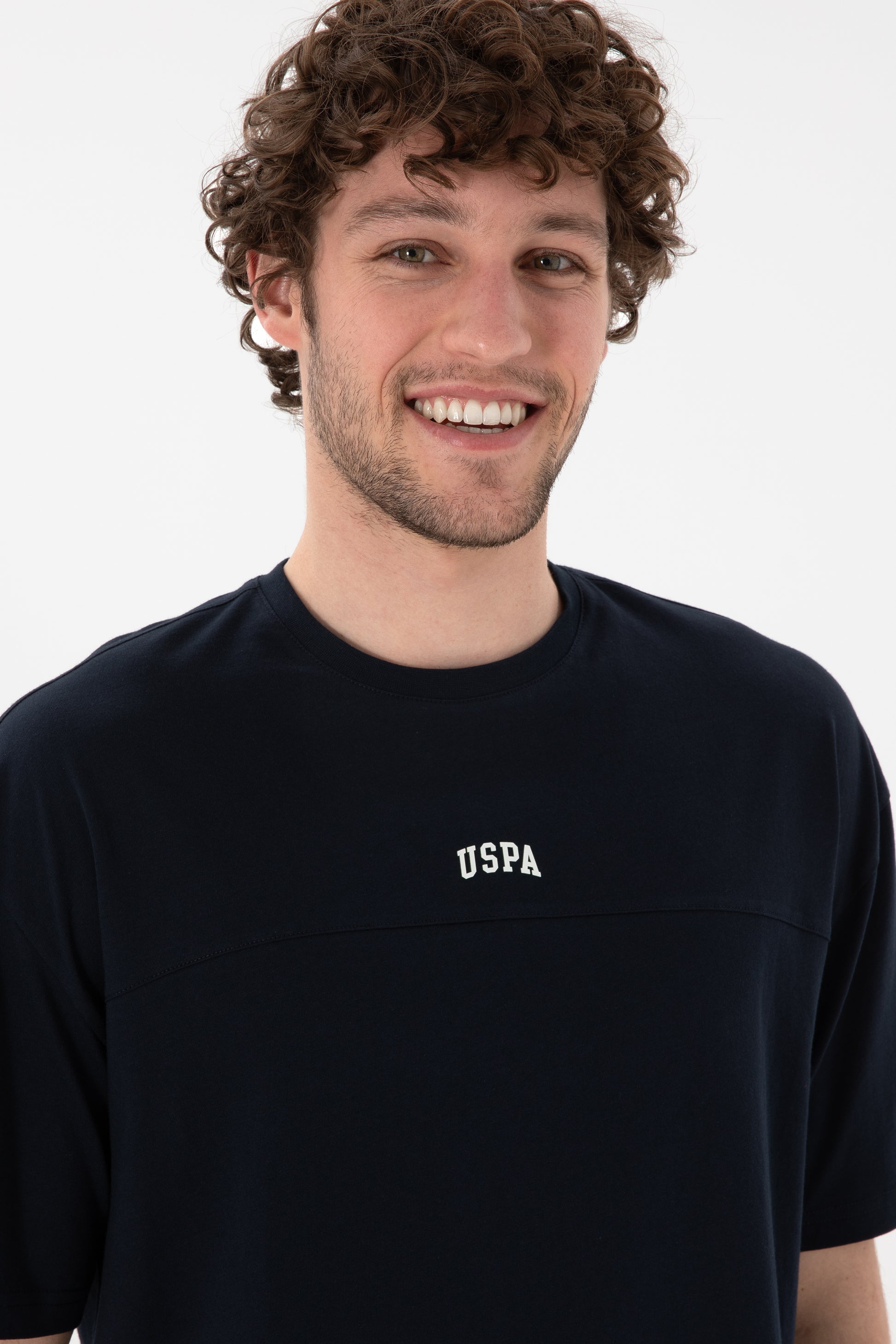 Men's Comfort Fit Crew Neck Navy T-Shirt