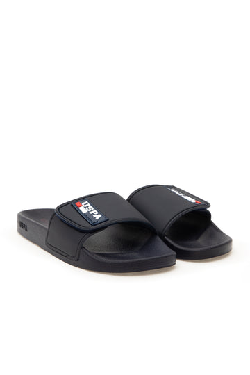 Men's Navy Blue Slippers