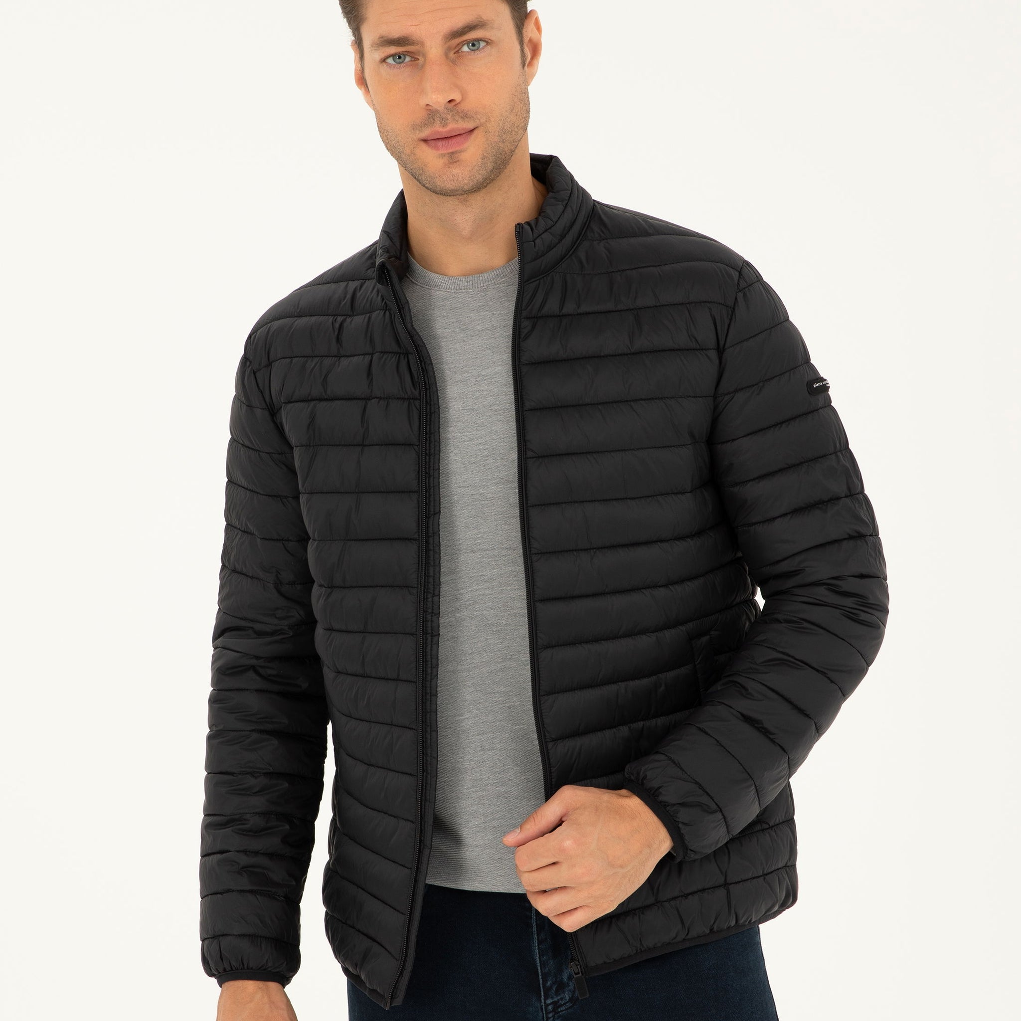 Black Quilted Sport Coat