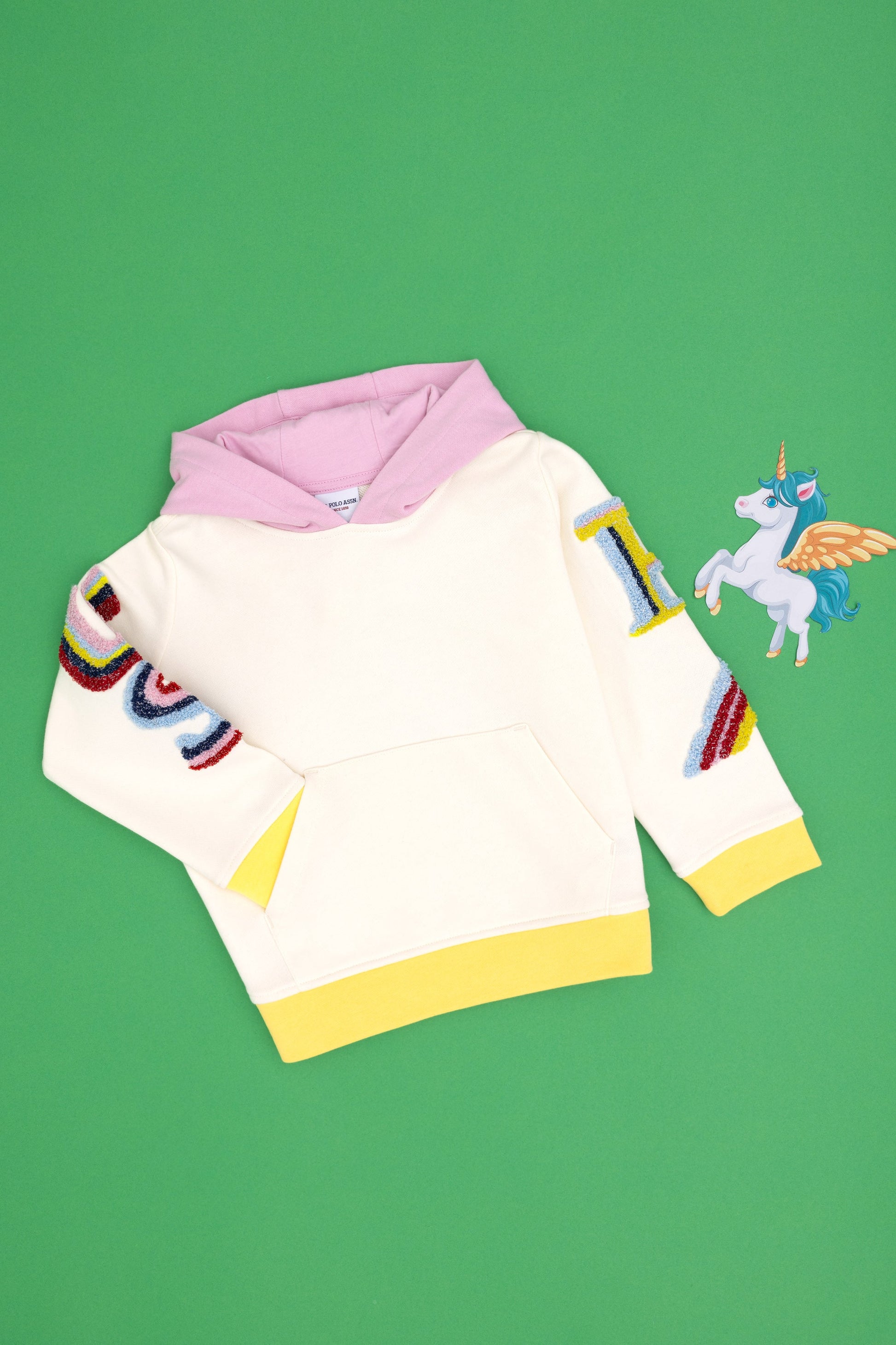 U.S. Polo Assn. - Girl's Cream Sweatshirt