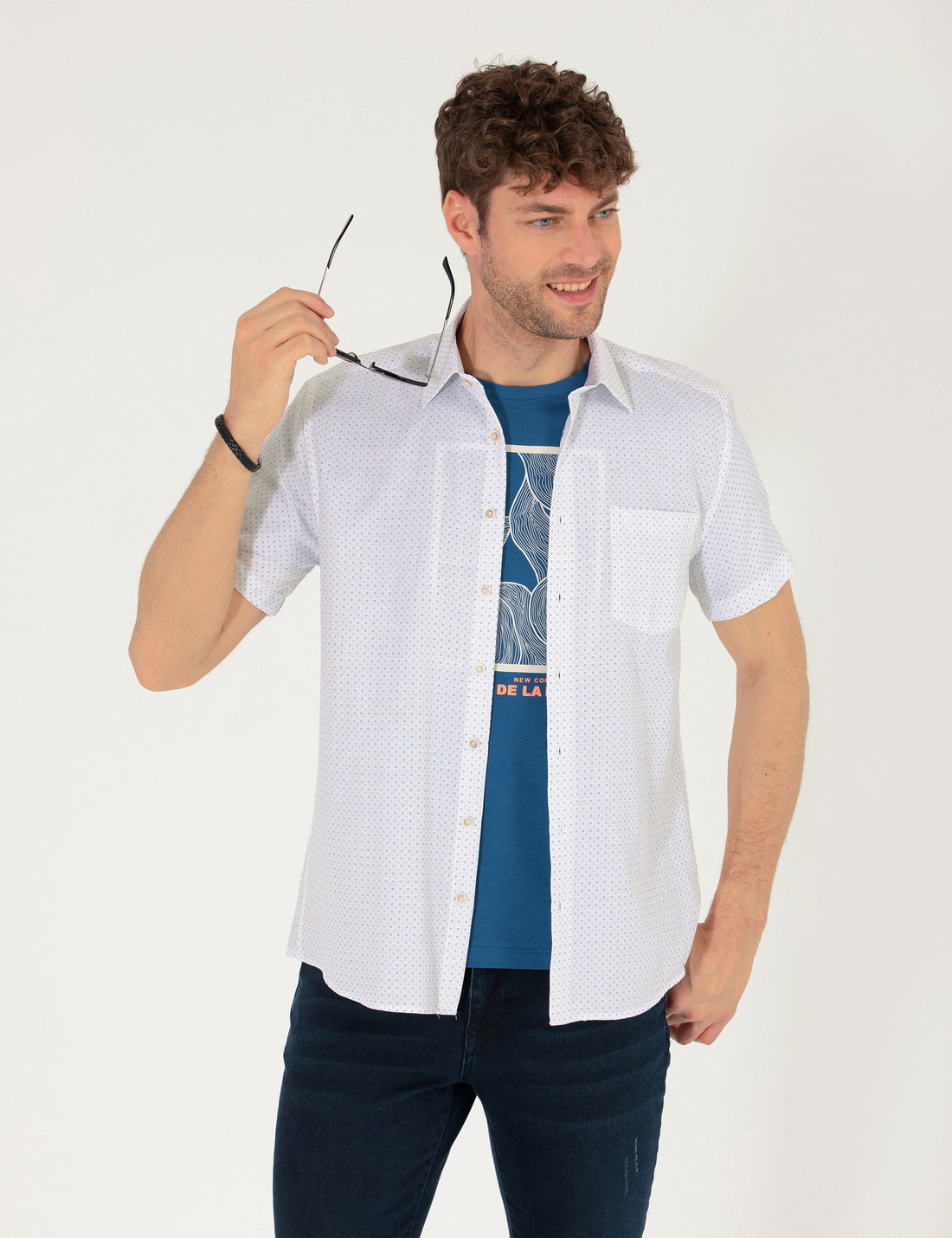 Emerald Regular Fit Short Sleeve Shirt