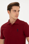 Men's Burgundy Basic T-Shirt