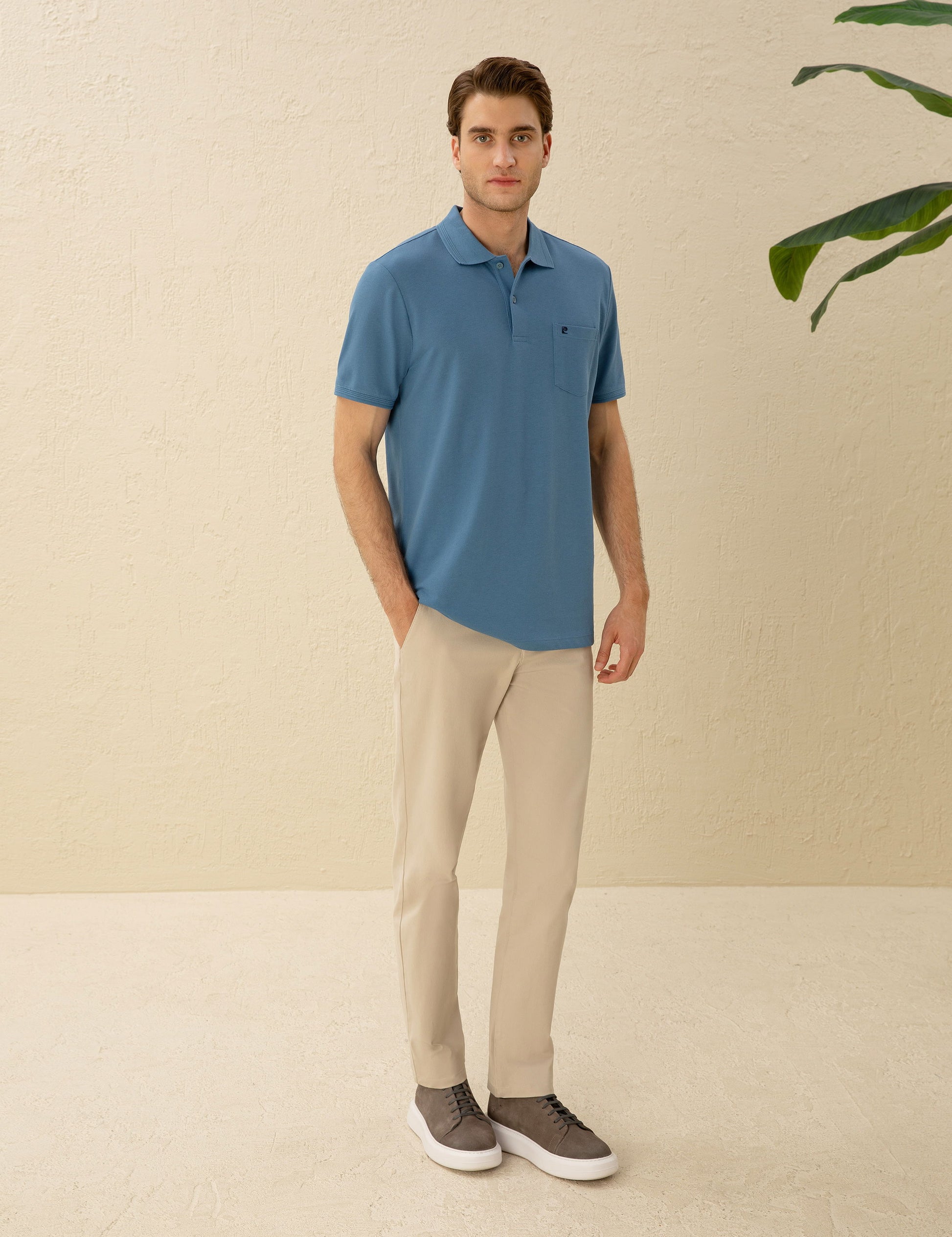 Dark Blue Regular Fit Basic T-Shirt