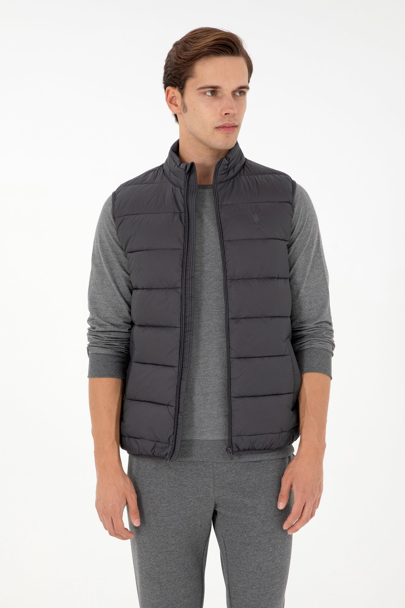 Men's Anthracite Vest