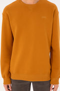 Men's Mustard Basic Sweatshirt