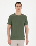 Khaki Slim Fit T-Shirt