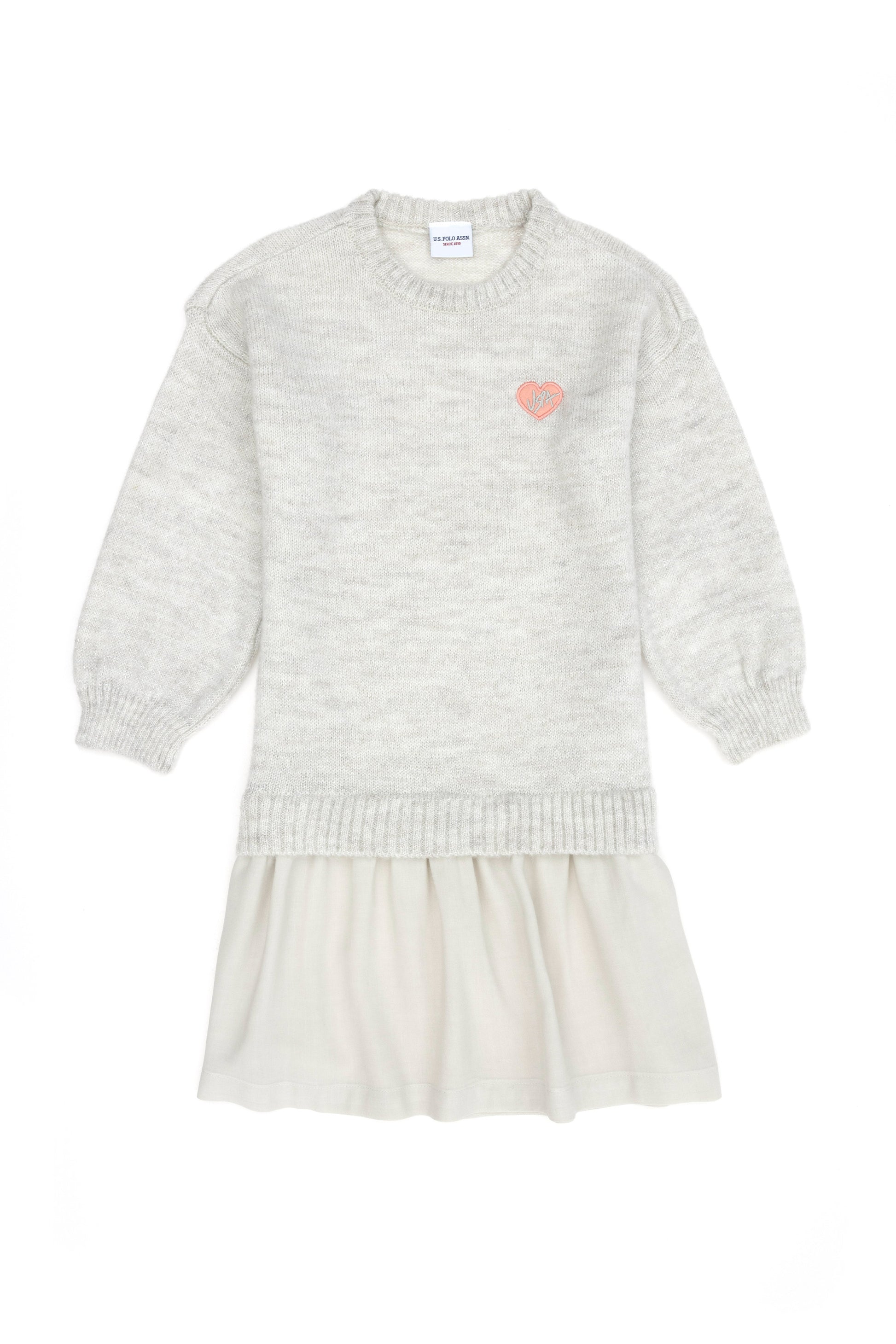Girl's Stone Knitwear Dress