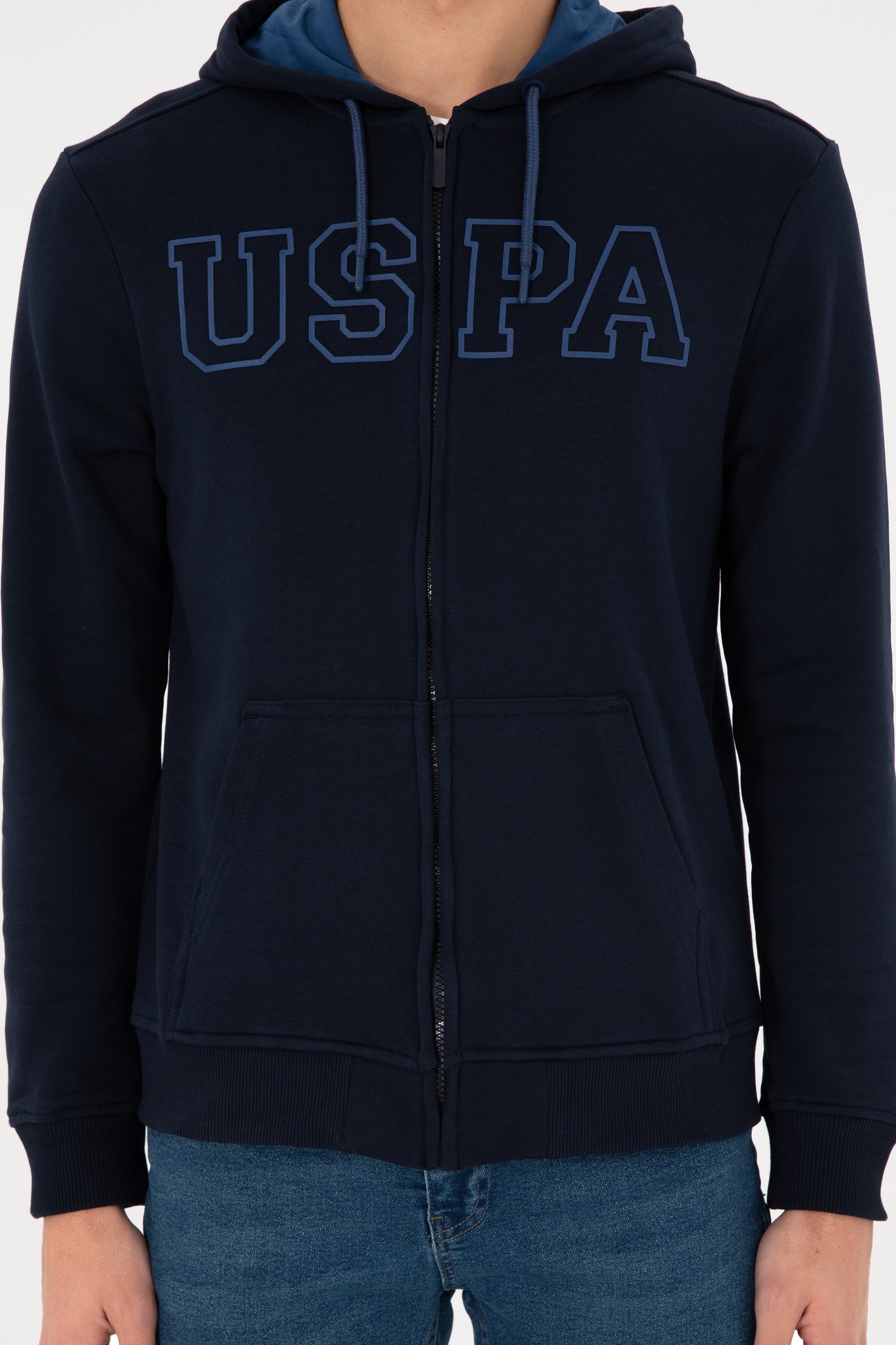 Men's Navy Blue Knitted Cardigan