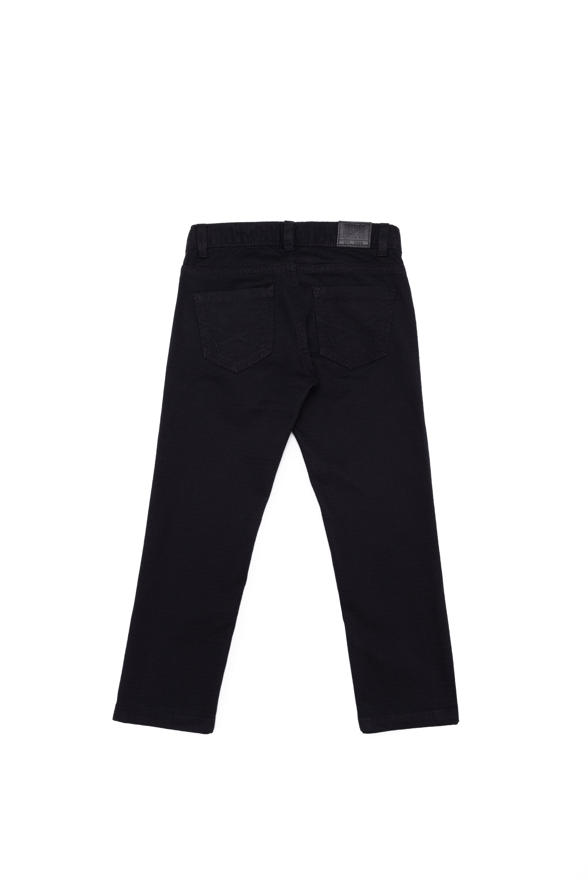 Boy's Black Canvas Pants