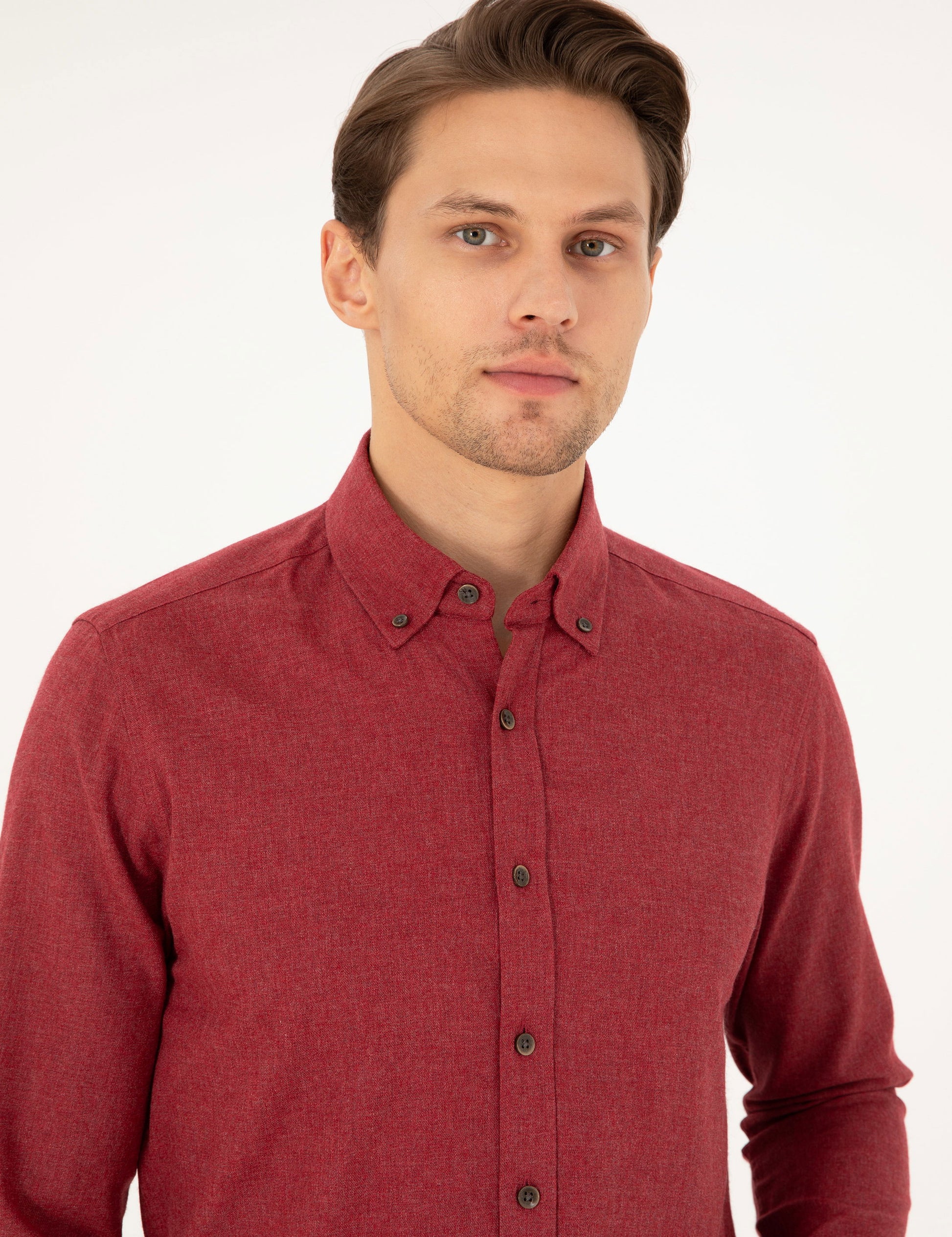 Cherry Regular Fit Long Sleeve Shirt