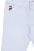 Boy's Light Blue Canvas Pants