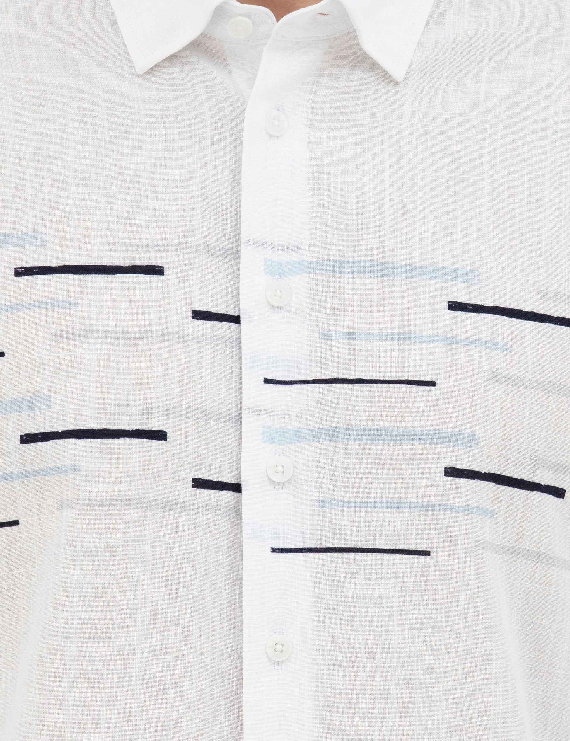 Navy Blue Slim Fit Long Sleeve Shirt