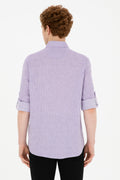 Men's Lilac Long Sleeve Shirt