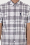Men's Navy Blue Short Sleeve Shirt