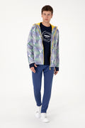Men's Light Grey Knitted Cardigan