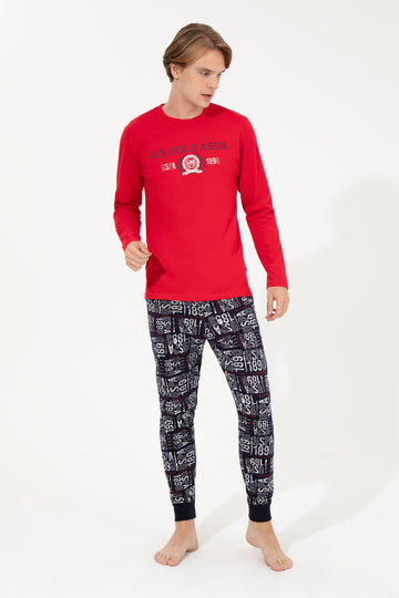 Men's Red Pajama Set