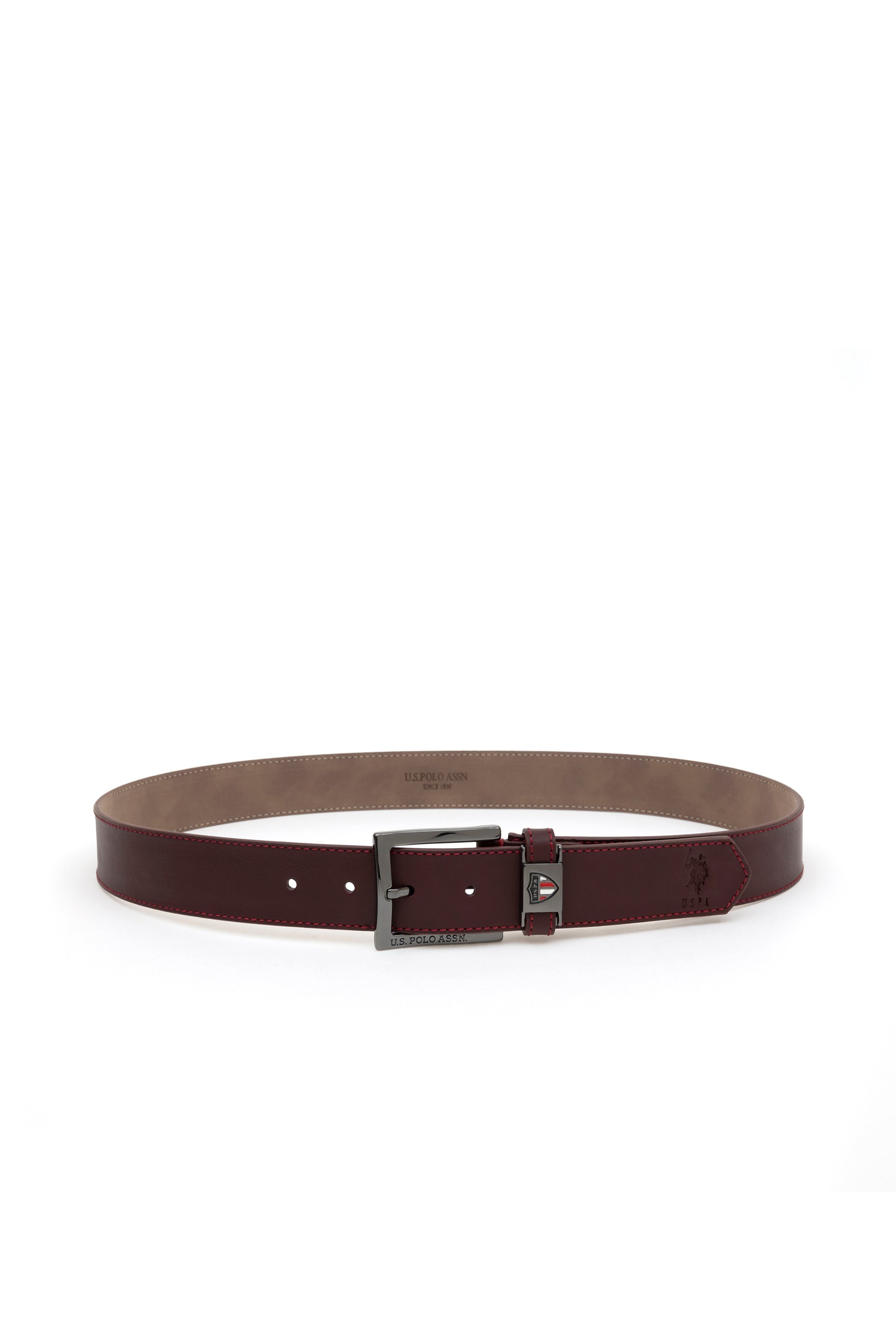 Men's Burgundy Belt