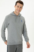 Men's Grey Melange Sweatshirt