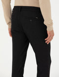 Anthracite Slim Fit Canvas Pants