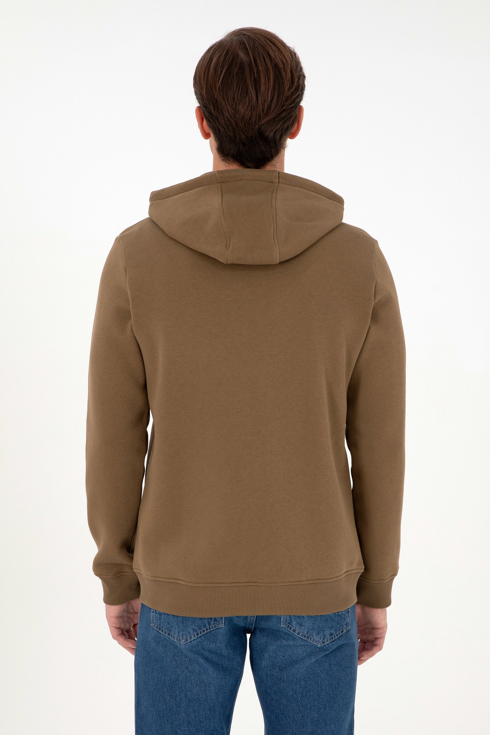 Men's Khaki Knitted Cardigan