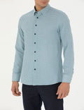 Mint Slim Fit Long Sleeve Shirt