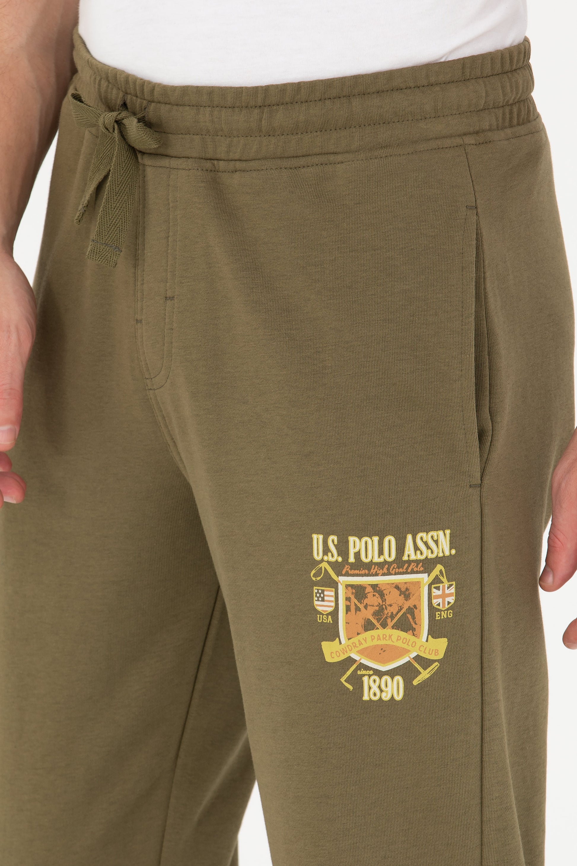 Men's Khaki Sweatpants