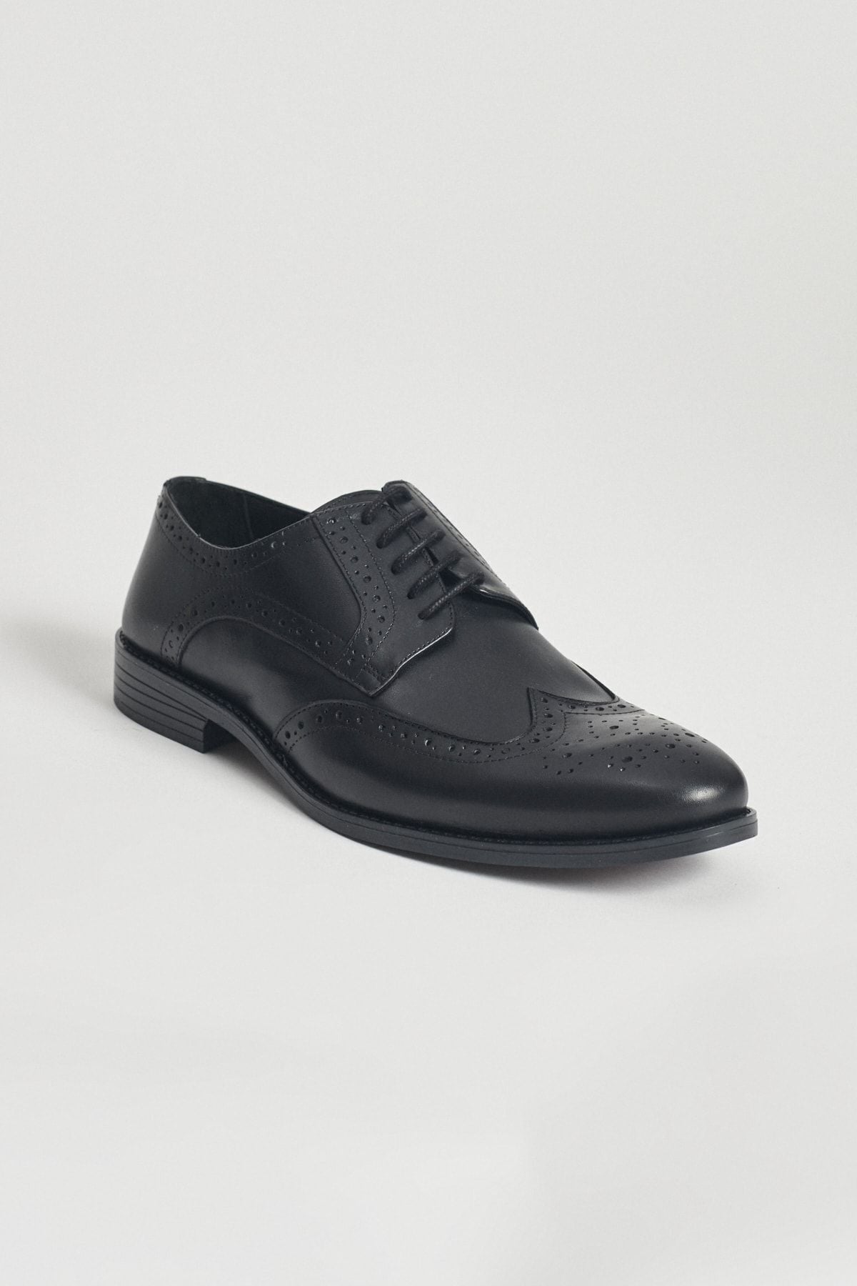 Men's Black 100% Genuine Leather Classic Shoes