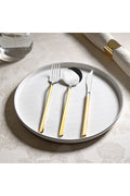 Sofia Gold Simple 12 Seater 72 Piece Fork Spoons Knife Set