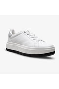 LOYAL WHITE 36-40 HIGH SOLE COMFORT CASUAL SNEAKERS