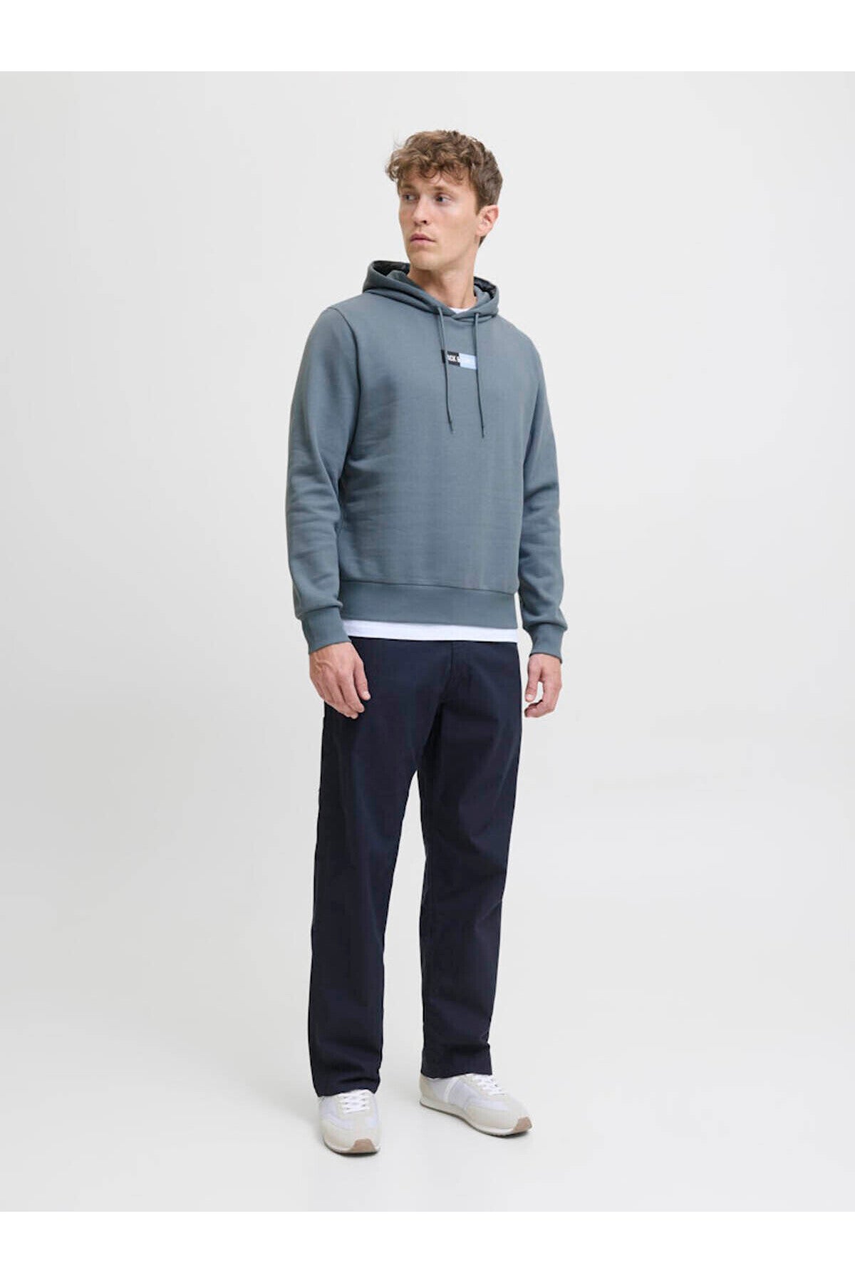 Jack Jones Pan Regular Fit Kapüşonlu Erkek Sweat 12278618