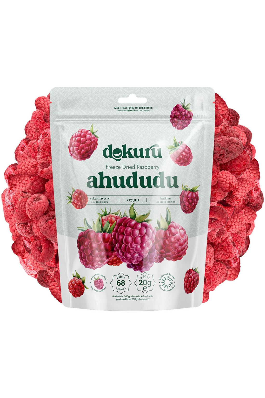 Raspberry Dried Fruit Chips - Freeze Dried Freeze Dried Crispy Frambuaz