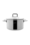 New Milas 8 Piece Steel Cookware Set
