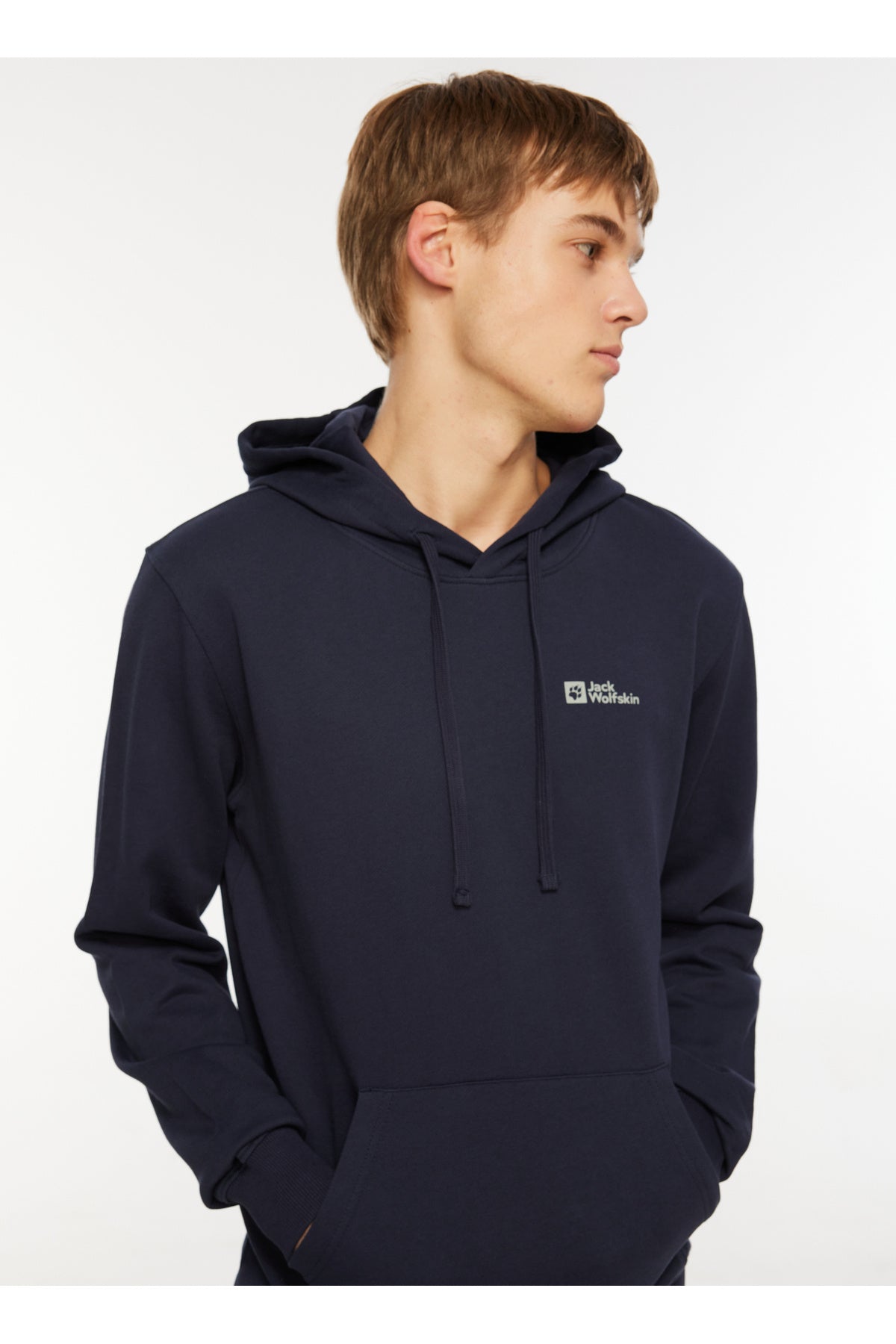 Navy Blue Men's Hoodie Collar Sweatshirt Tommy Hoody M
