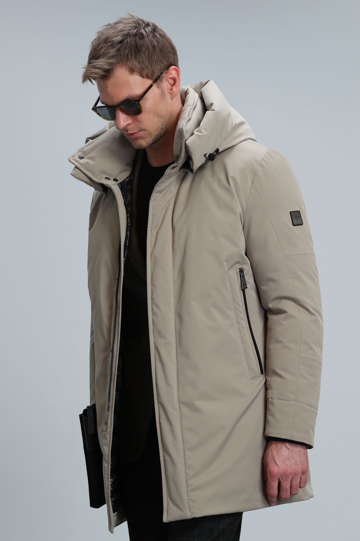 Donald Goose Down Men's Coat Earth