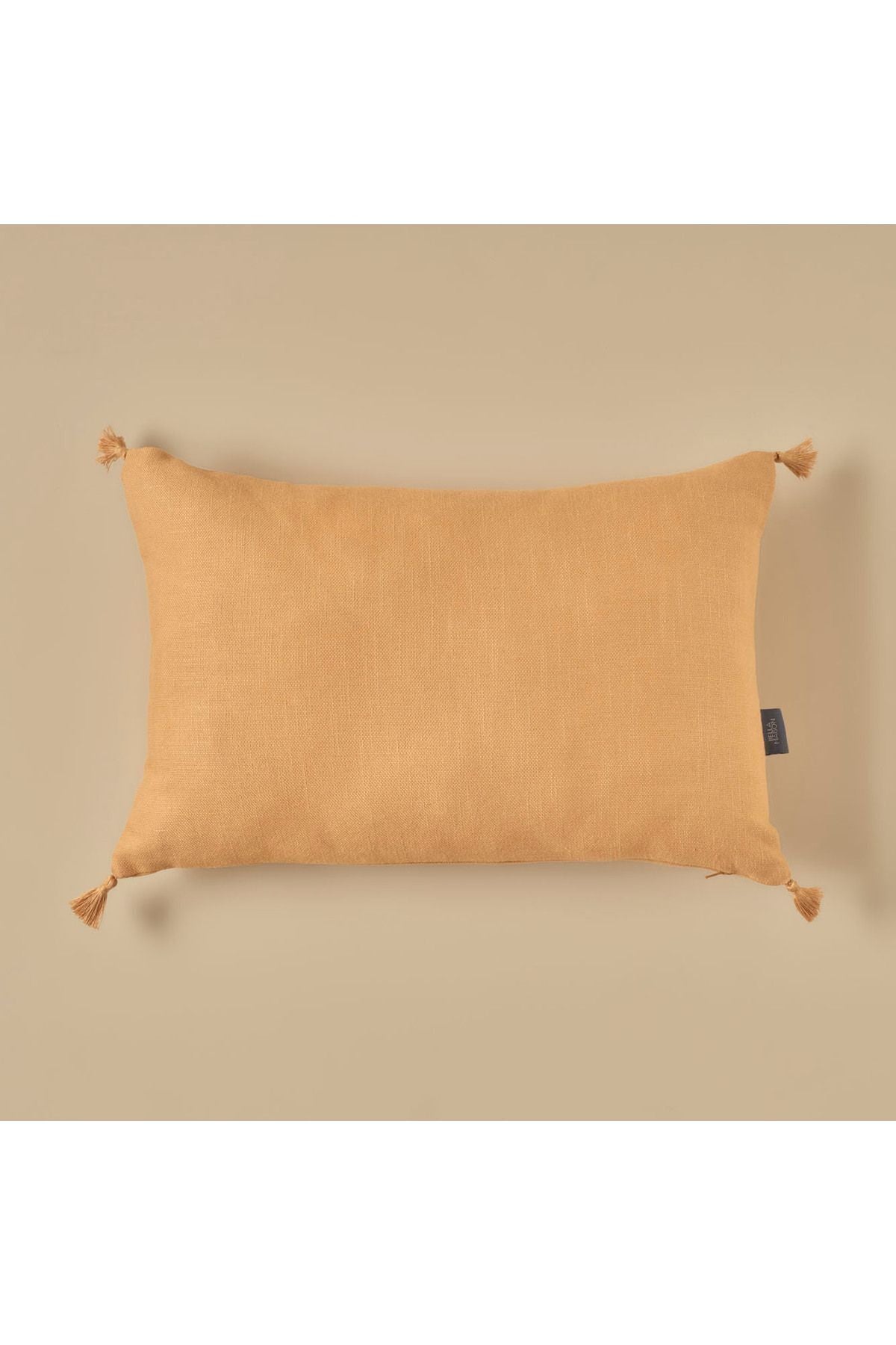 Toffee Linen Blend Decorative Pillowcase Tile (35X50 CM)