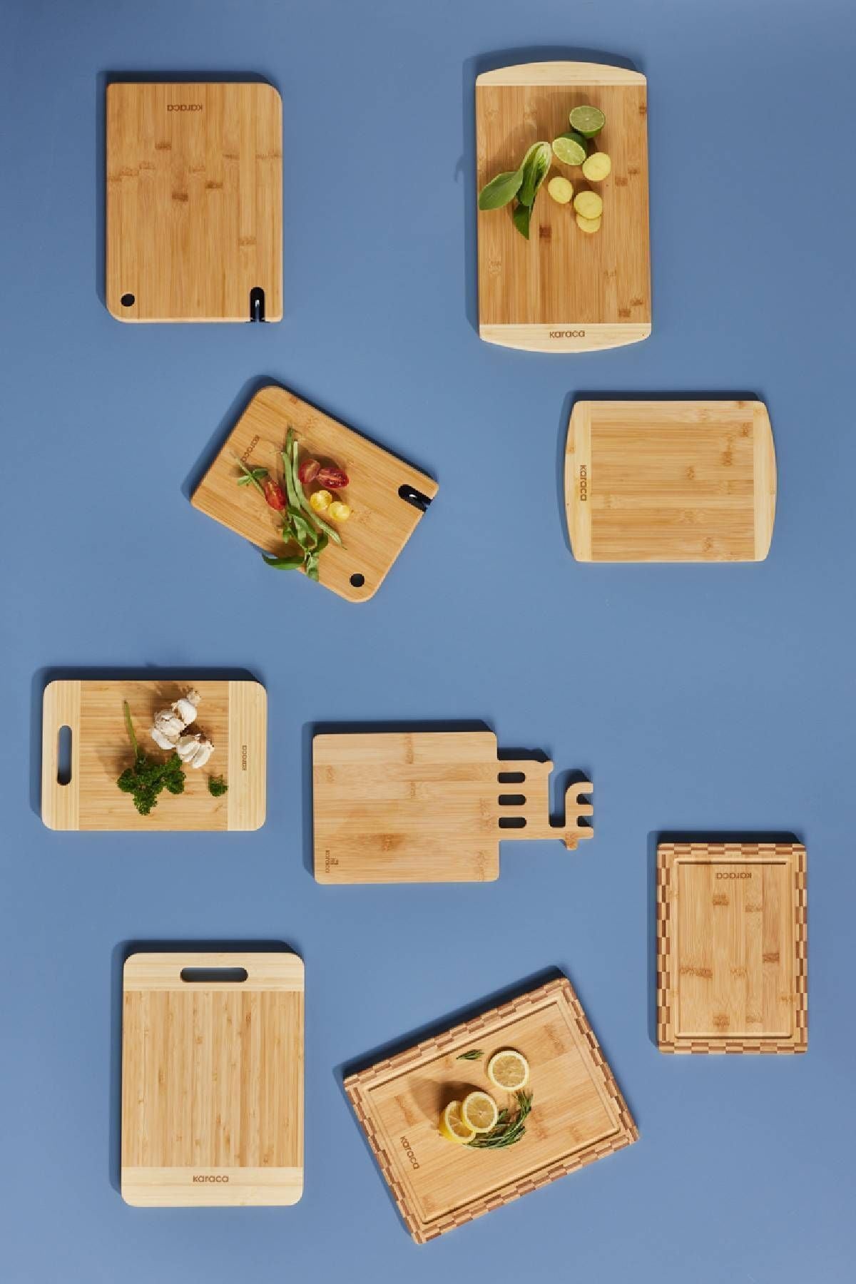 Alya 2 Pieces Bamboo Cutting Board 23/29 Cm