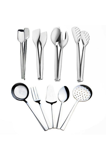 9 Piece Tongs Serving Set