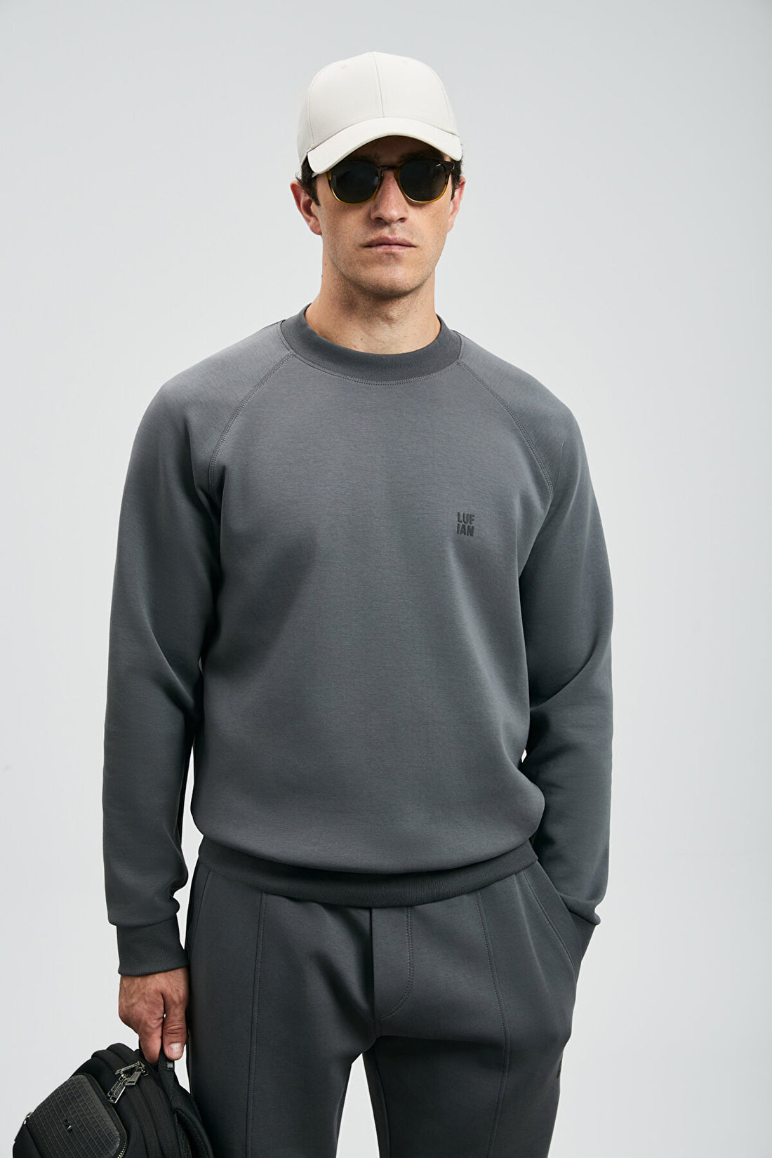 Grant Men's Sweatshirt Dark Grey