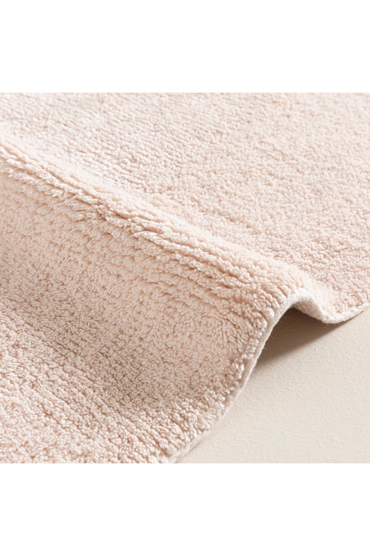 Bamboo Solid Bath Mat 70x130 cm Powder