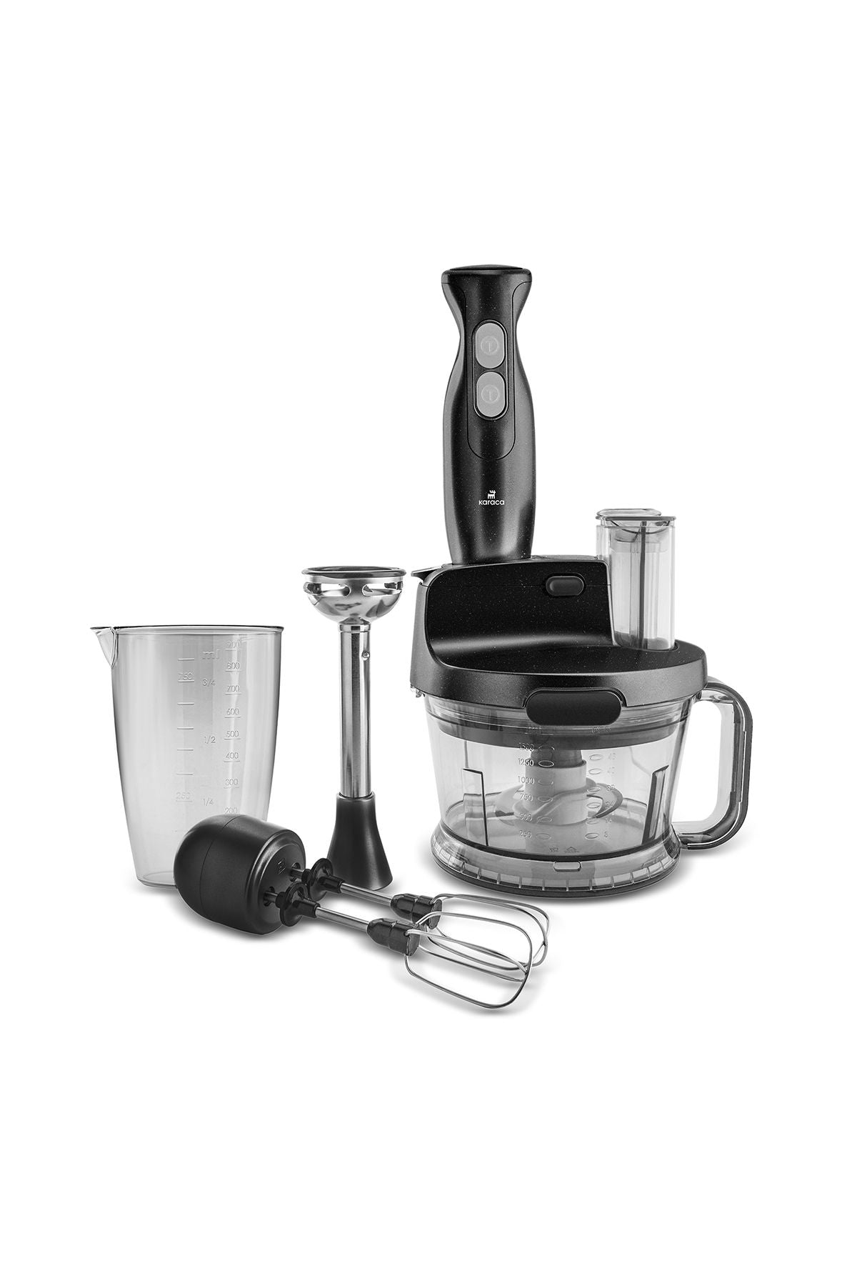 Food Processor Shiny Black 2000w