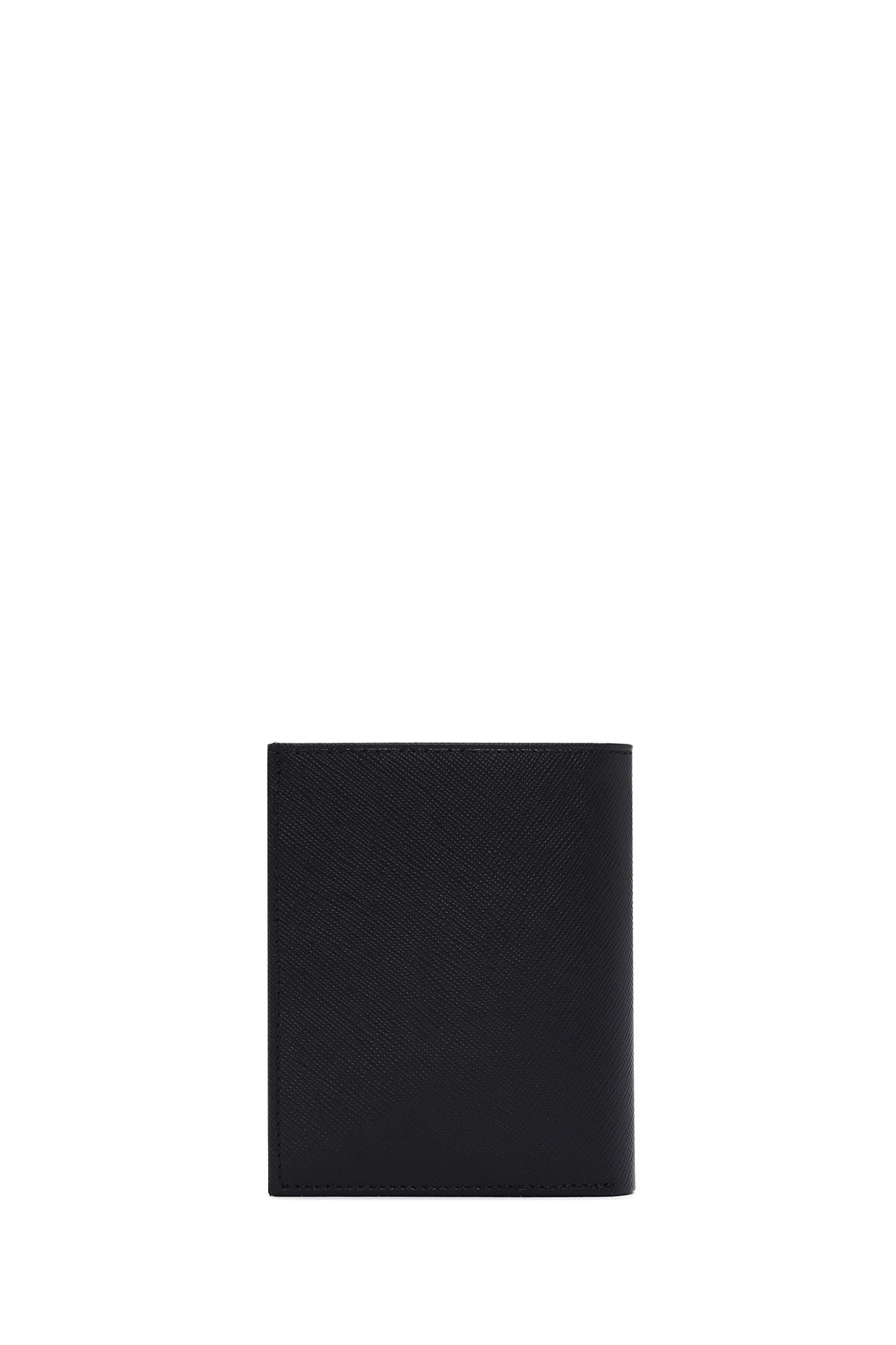 Men's Black Leather Wallet 000a2d3093cv