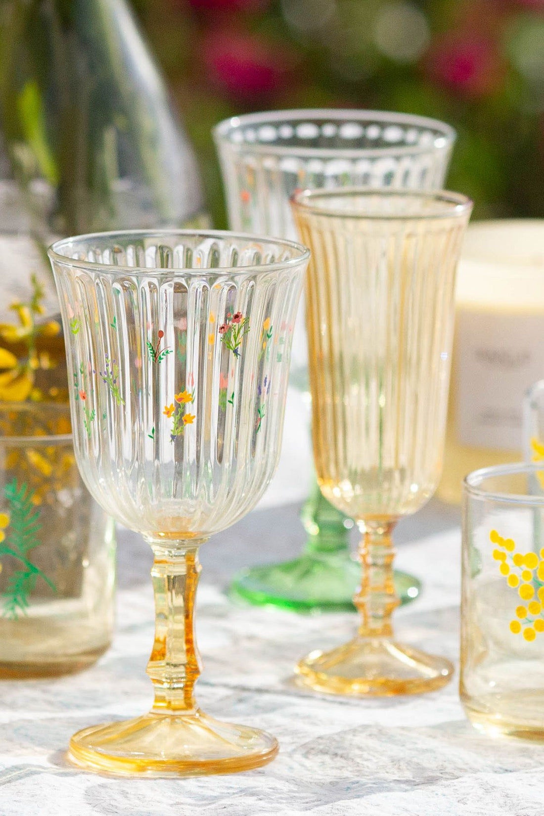 Botanical Set of 4 Water Glasses 240 Cc