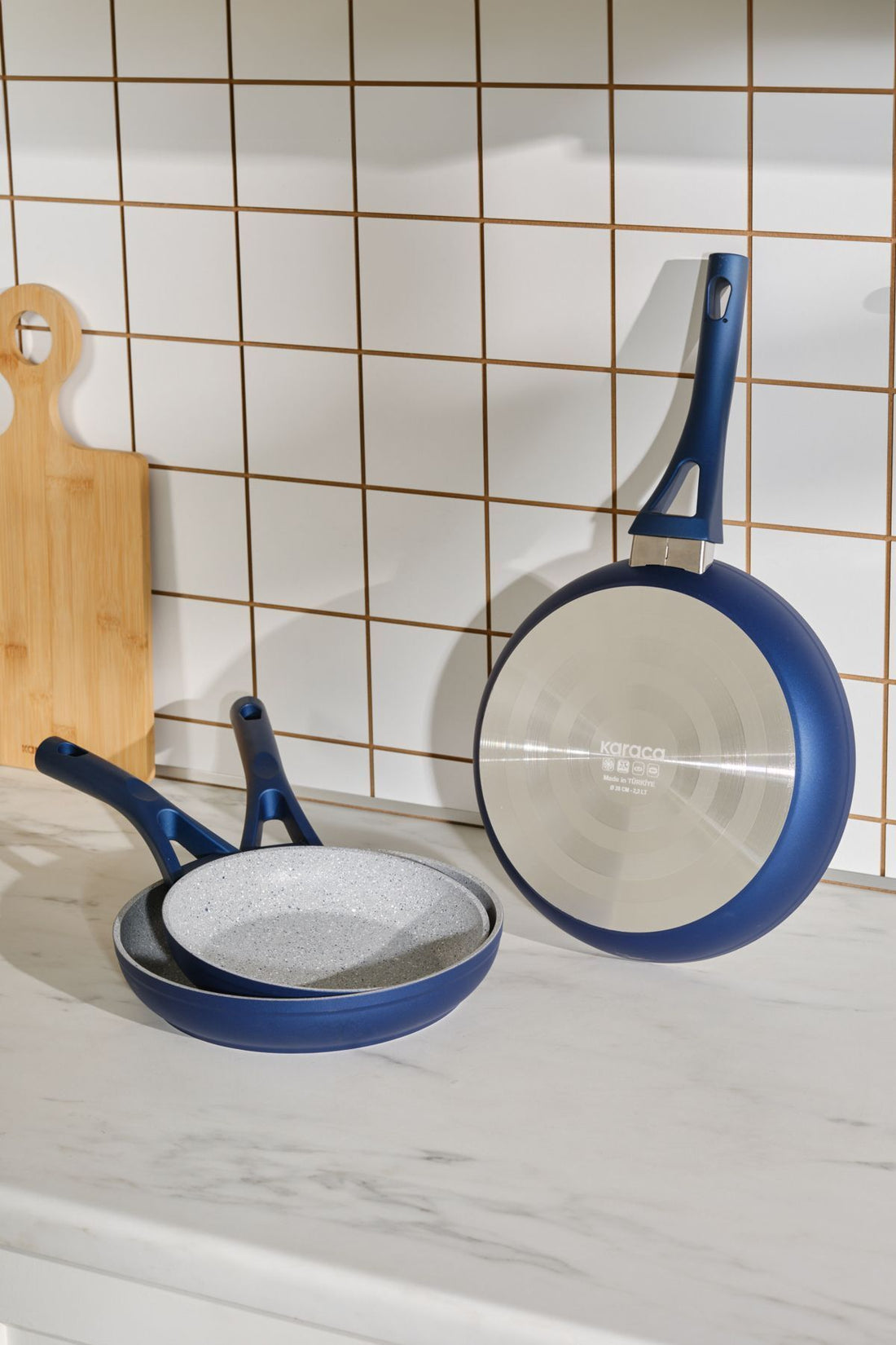 Biogranite Berra Set of 3 Pans