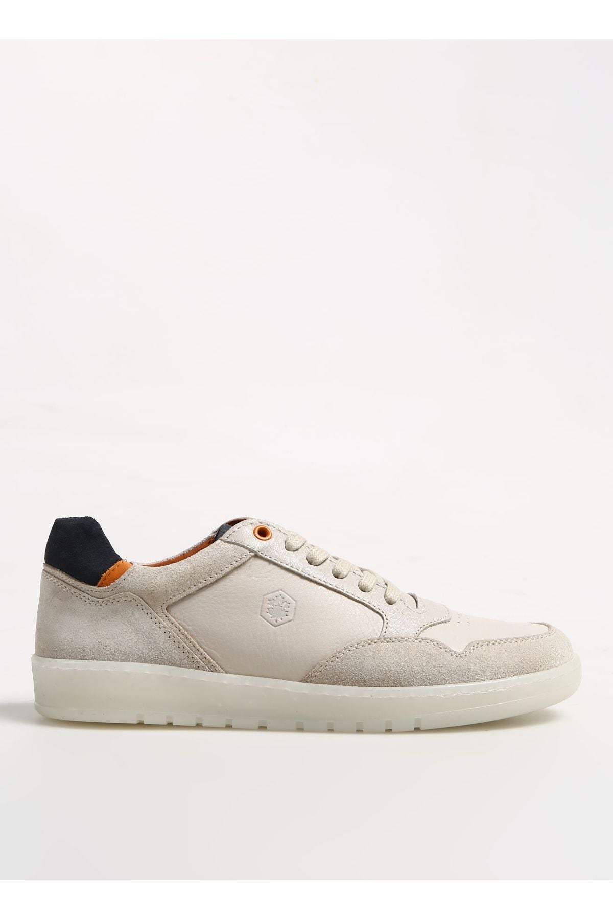 White Men's Leather Sneaker ITANIO 4FX