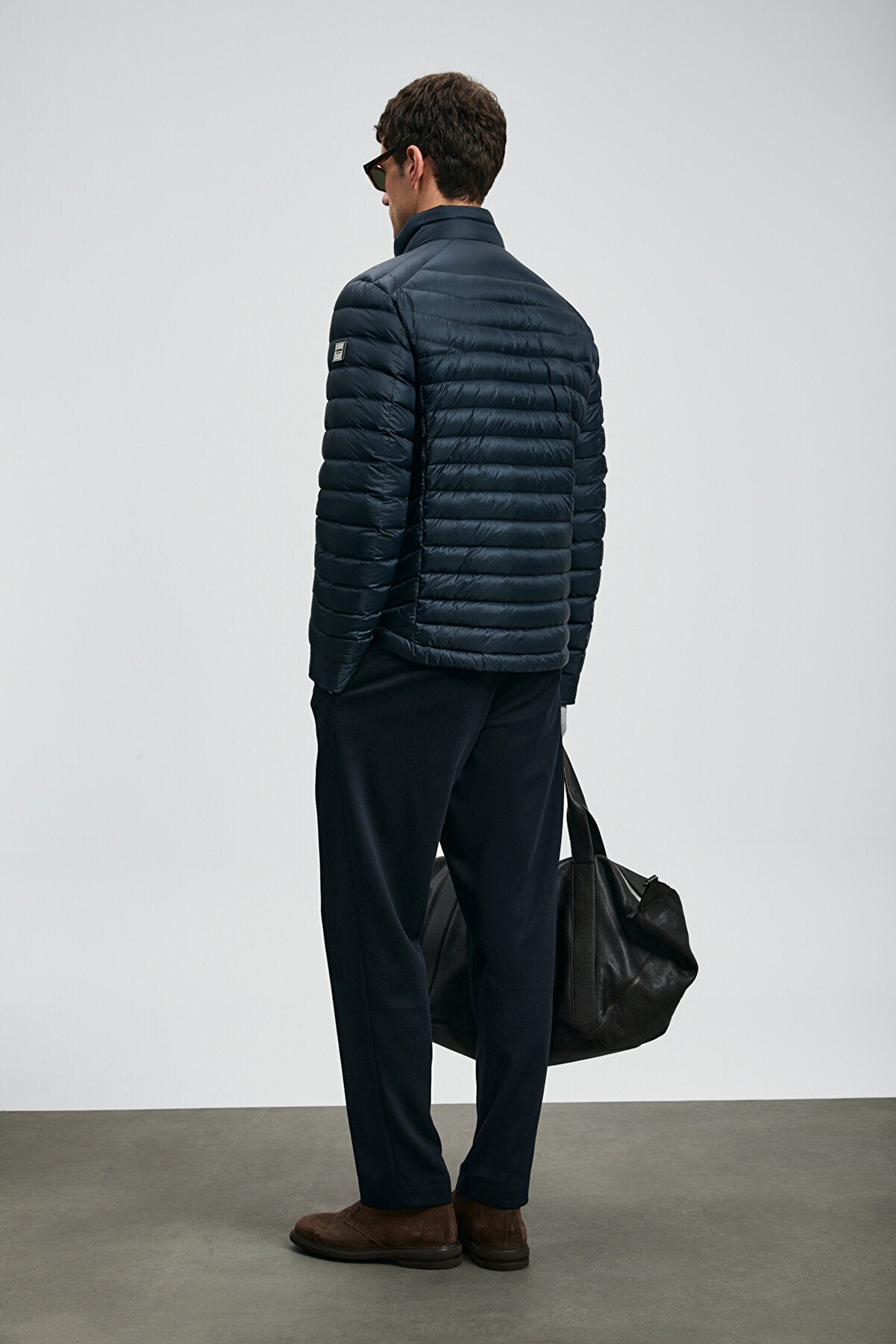 Andy Goose Down Coat Men Navy